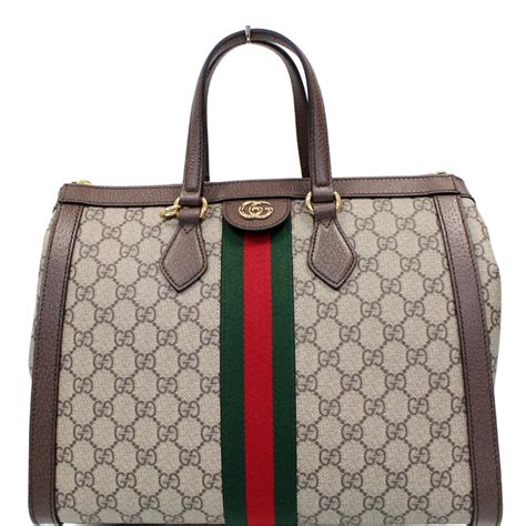 gucci fabric handbag|gucci shoulder tote bag.